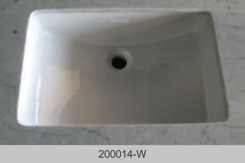 Bosco Undermount Bathroom Sink 18 1/8” x 14”