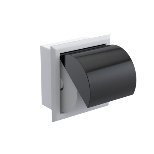 Rubinet RECESSED TOILET PAPER HOLDER White