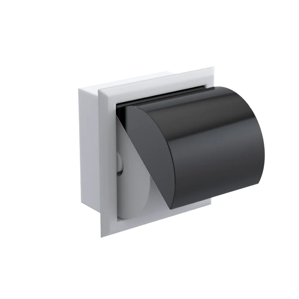Rubinet RECESSED TOILET PAPER HOLDER White