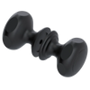 Rubinet Shower Door Knob (set) Matt Black