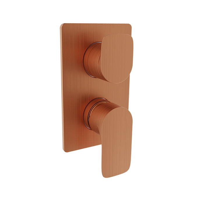 Baril Complete pressure balanced shower control valve with 2-way diverter
