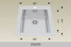 Bosco 202205 Stainless Steel Drop-In Sink