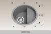 Bosco 205115S 15" Granite Composite Sink