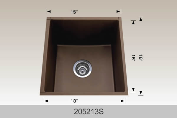 Bosco 205213S 21" Stainless Steel Undermount Sink