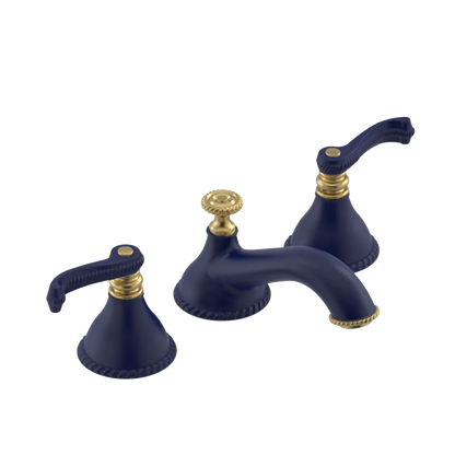 Rubinet Widespread Lav. Set. (less drain) Midnight Blue