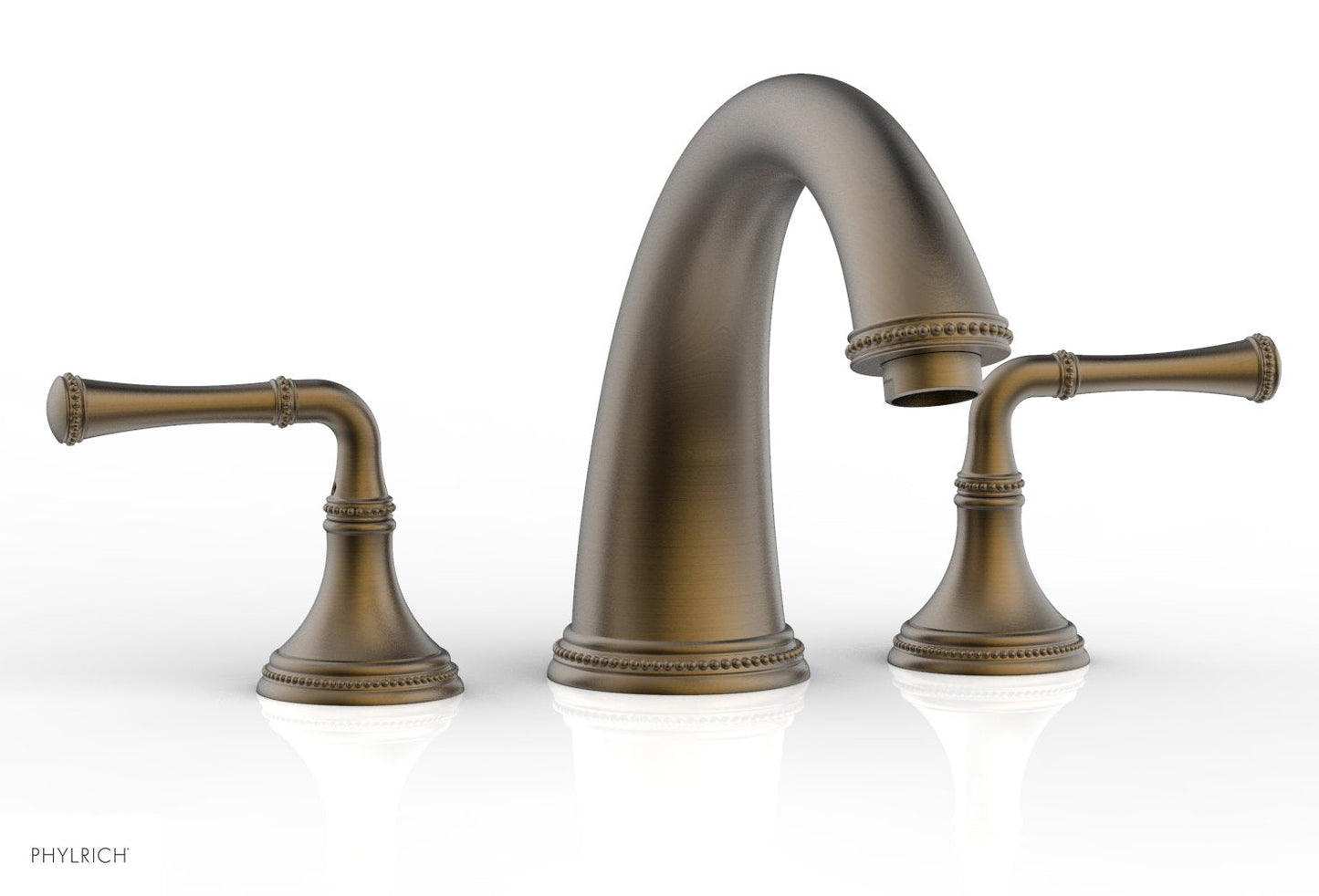 Phylrich BEADED Deck Tub Set - Lever Handles 207-40