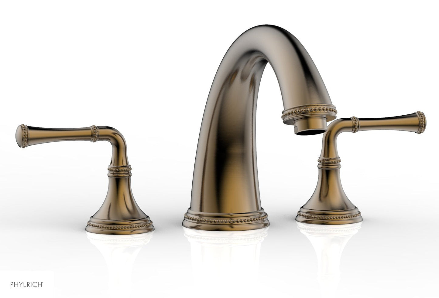 Phylrich BEADED Deck Tub Set - Lever Handles 207-40