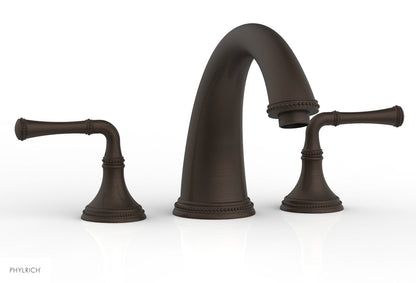 Phylrich BEADED Deck Tub Set - Lever Handles 207-40
