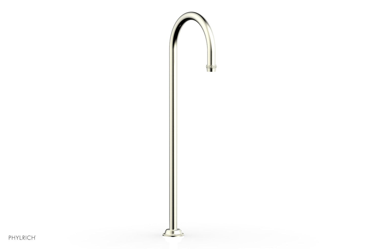 Phylrich BEADED Floor Mount Spout 207-44