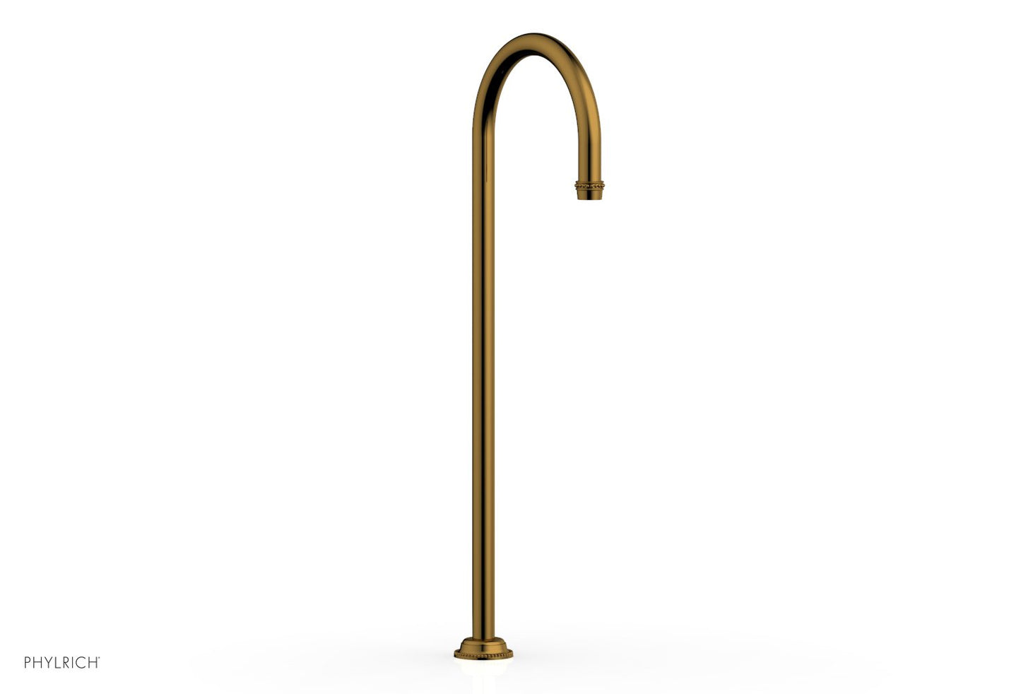 Phylrich BEADED Floor Mount Spout 207-44