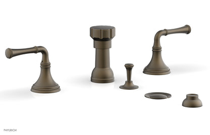 Phylrich BEADED Four Hole Bidet Set 207-60