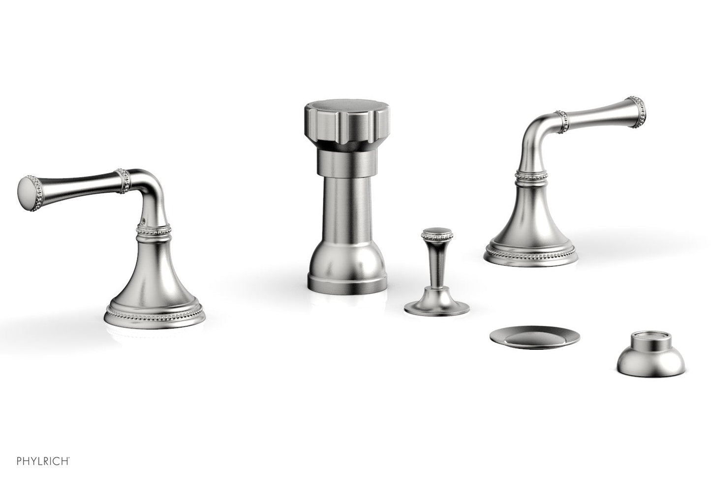 Phylrich BEADED Four Hole Bidet Set 207-60