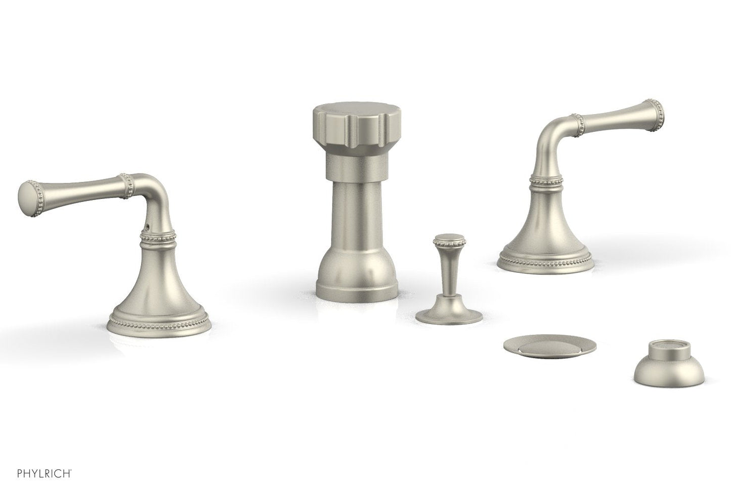 Phylrich BEADED Four Hole Bidet Set 207-60