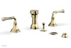Phylrich BEADED Four Hole Bidet Set 207-60