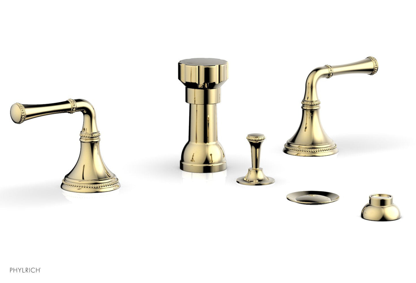 Phylrich BEADED Four Hole Bidet Set 207-60
