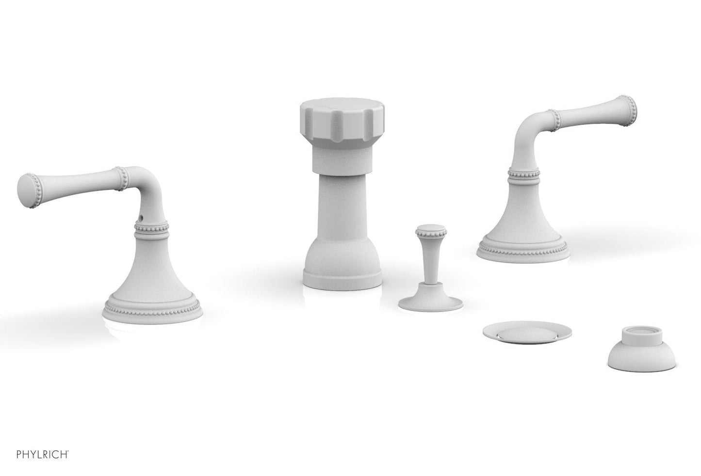 Phylrich BEADED Four Hole Bidet Set 207-60