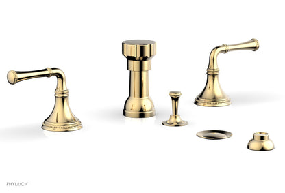 Phylrich BEADED Four Hole Bidet Set 207-60