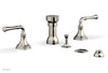 Phylrich BEADED Four Hole Bidet Set 207-60