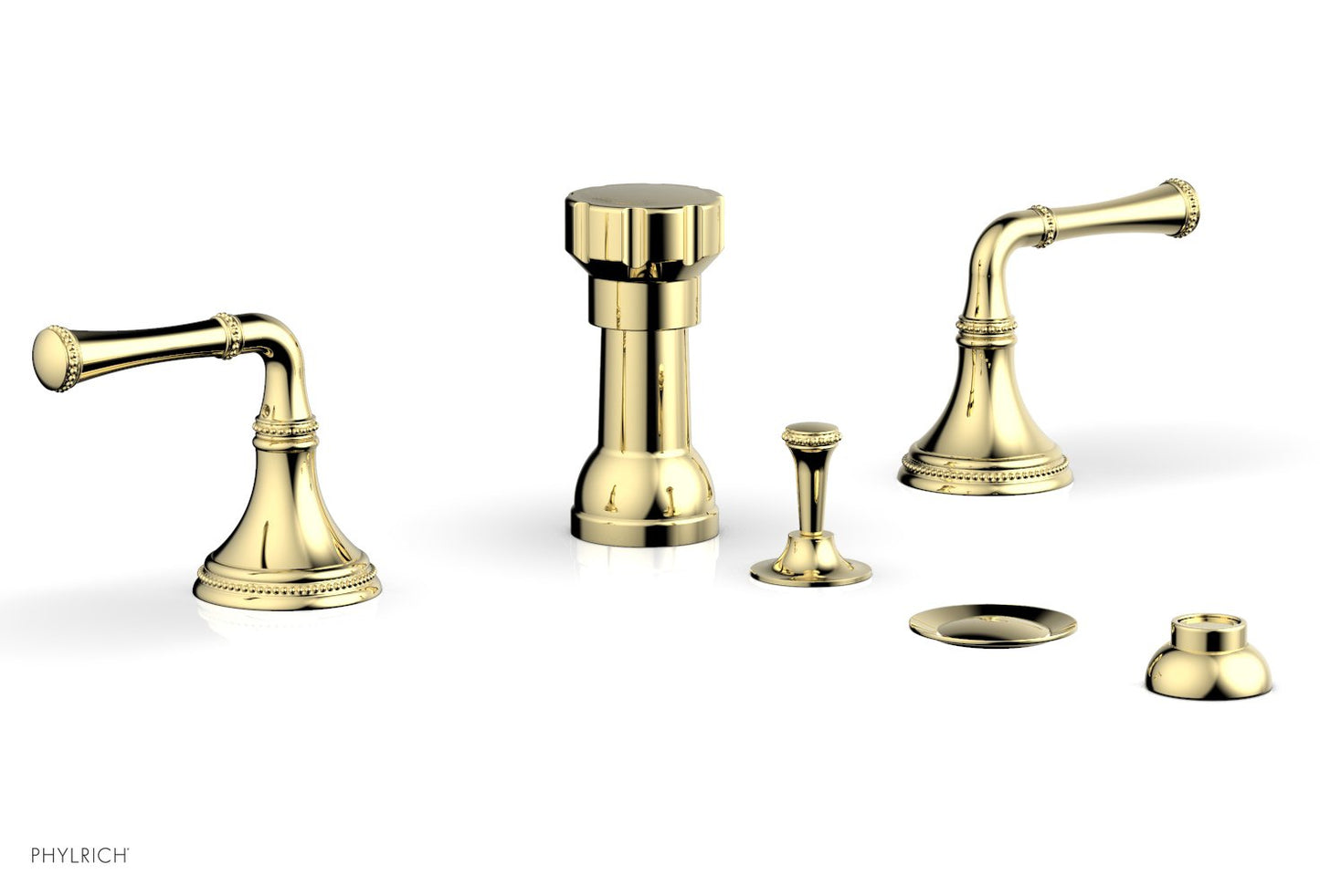 Phylrich BEADED Four Hole Bidet Set 207-60