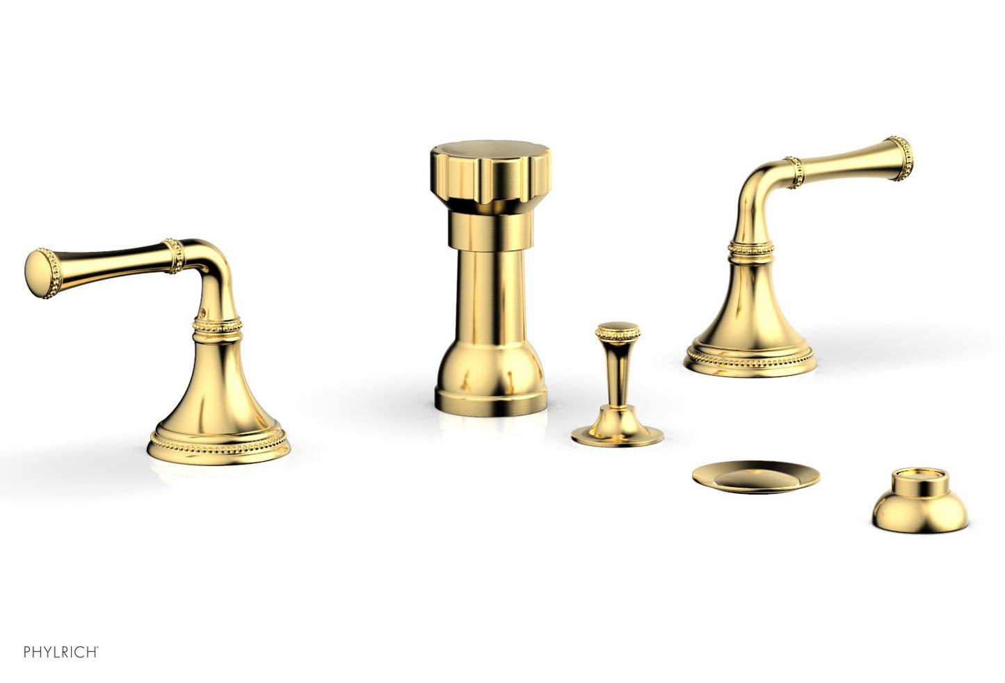 Phylrich BEADED Four Hole Bidet Set 207-60