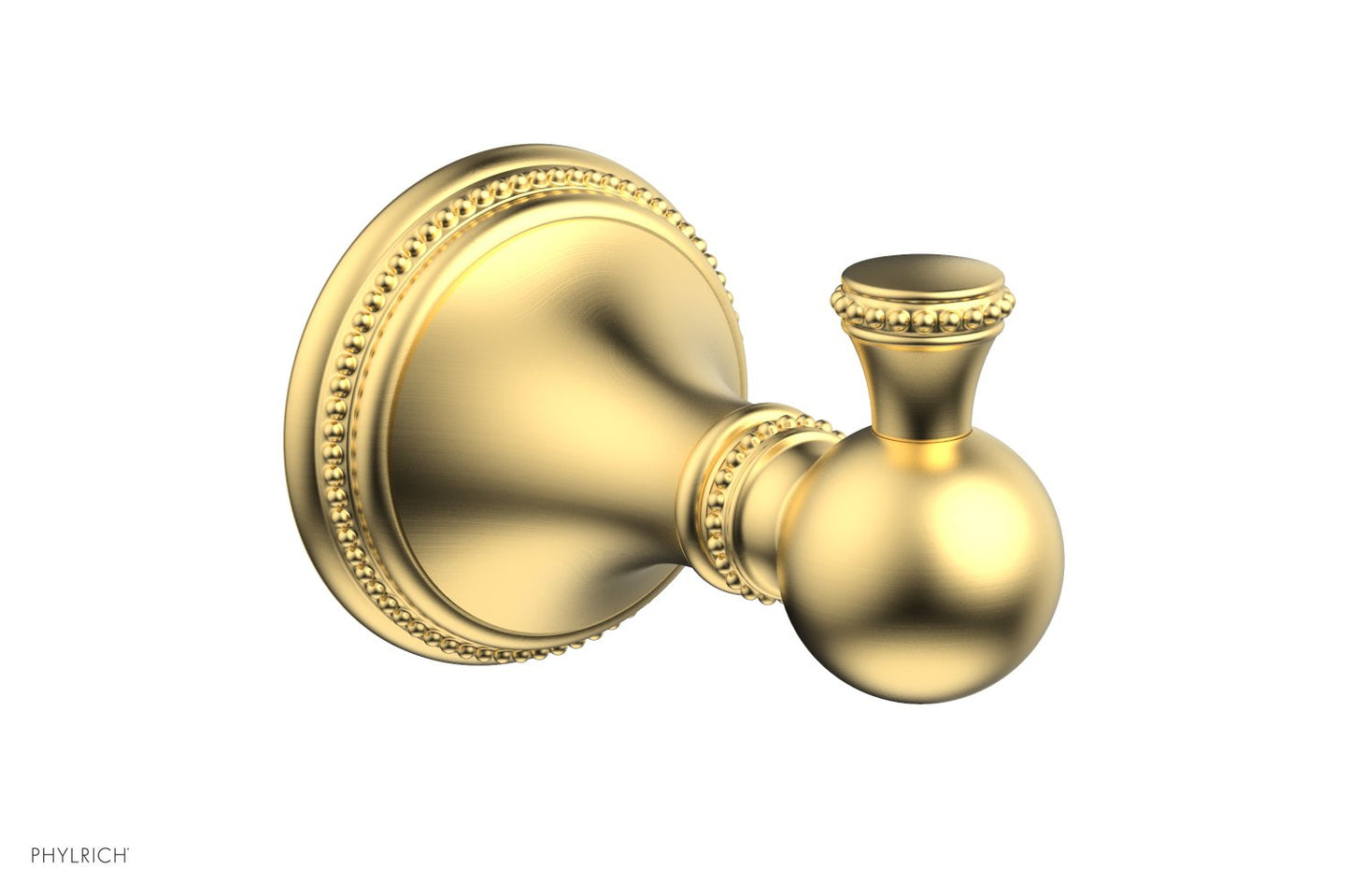 Phylrich BEADED Single Robe Hook 207-76