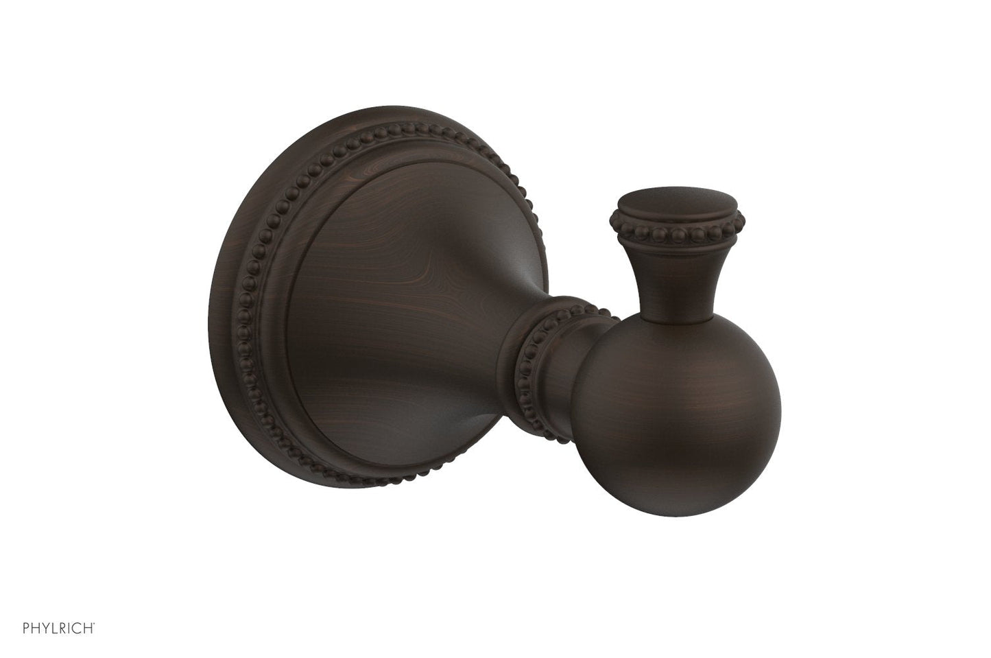 Phylrich BEADED Single Robe Hook 207-76
