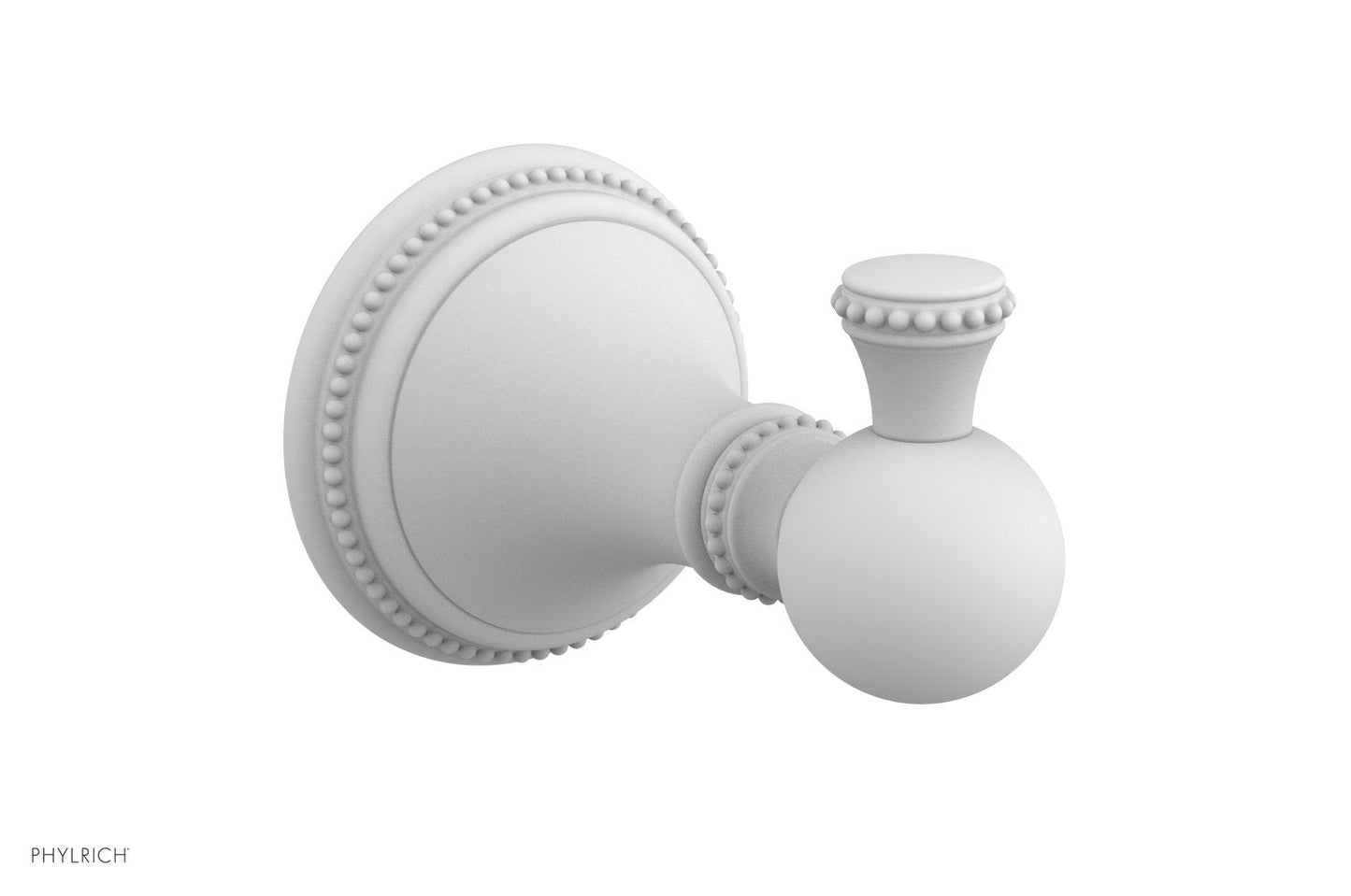 Phylrich BEADED Single Robe Hook 207-76