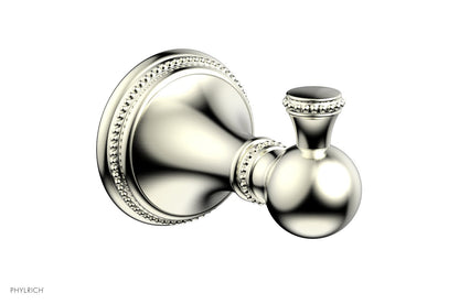 Phylrich BEADED Single Robe Hook 207-76