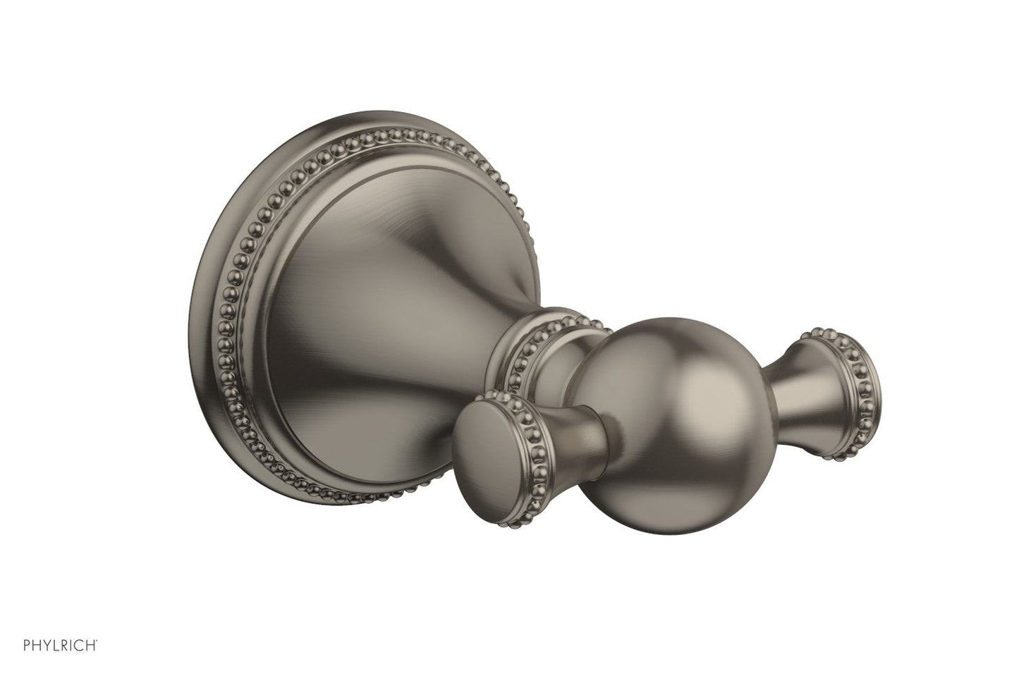 Phylrich BEADED Double Robe Hook 207-77