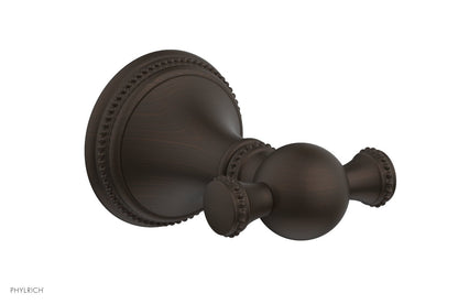 Phylrich BEADED Double Robe Hook 207-77