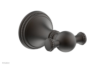 Phylrich BEADED Double Robe Hook 207-77