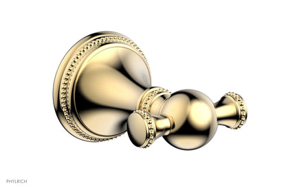 Phylrich BEADED Double Robe Hook 207-77