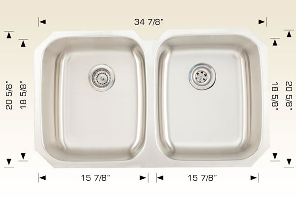 Bosco Builder Series Undermount Sink 35 x 20