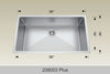 Bosco Standard Plus Series Kitchen Sink 32 x 18