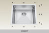 Bosco Builder Series Radius Corner Sink 20 x 18