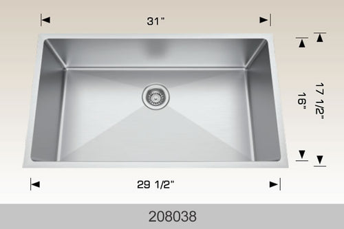 Bosco Builder Series Kitchen Sinks 31 x 17.5