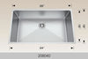 Bosco Builder Series Kitchen Sinks 26 x 18