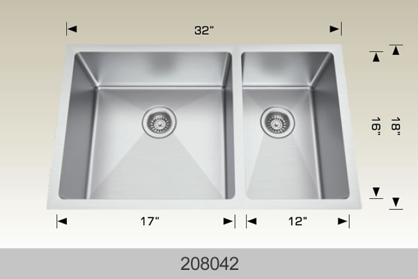 Bosco Builder Series Kitchen Sinks 32 x 18