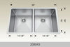 Bosco Builder Series Kitchen Sinks 32 x 18