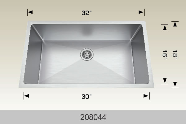 Bosco Builder Series Kitchen Sinks 32 x 18