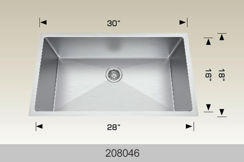 Bosco Builder Series Kitchen Sinks 30 x 18