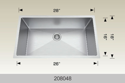 Bosco Builder Series Kitchen Sinks 28 x 18
