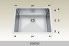 Bosco Builder Series Kitchen Sinks 26 x 18