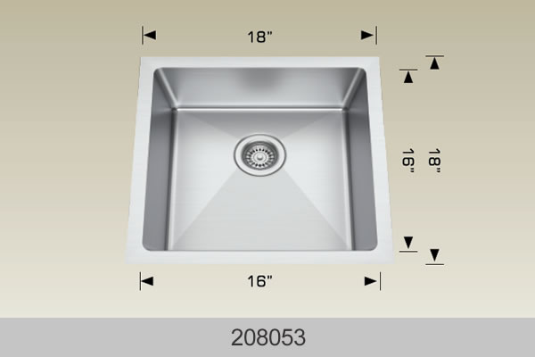 Bosco Builder Series Kitchen Sinks 18 x 18