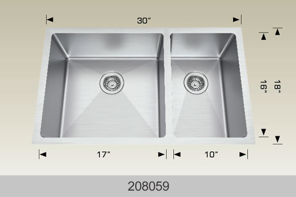Bosco Super Series Kitchen Sinks 30 x 18