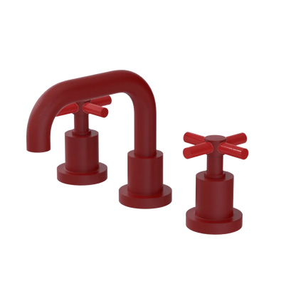 Rubinet Widespread Lav. Set. (less drain) Maroon