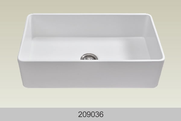Bosco Fireclay Apron Series Bathroom Sink