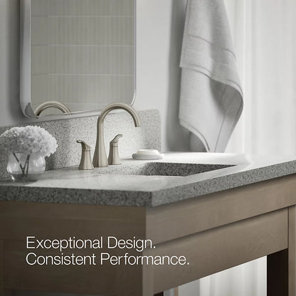 Simplice® Widespread bathroom sink faucet, 0.5 gpm