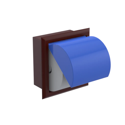 Rubinet RECESSED TOILET PAPER HOLDER Bordeaux