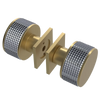 Rubinet Shower Door Knob (set) Satin Brass